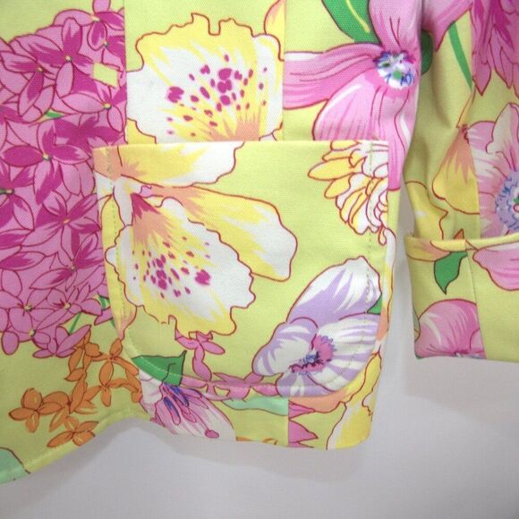 Rafaella Vintage Floral Blazer Size 10 - Picture 5 of 8